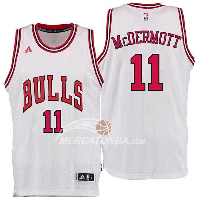 Maglia NBA McDermott Chicago Bulls Blanco